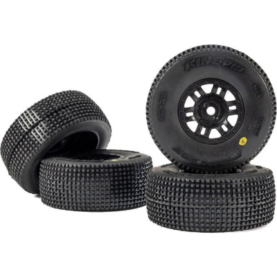 Pro-Line kolo 1:16, pneu King Pin, disk černý H12mm (4): Mojave Grom