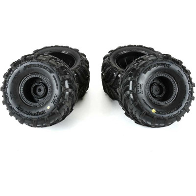 Pro-Line kolo 1:16, pneu Dreadnaught, disk černý (4): Arrma Gorgon/Quake Grom