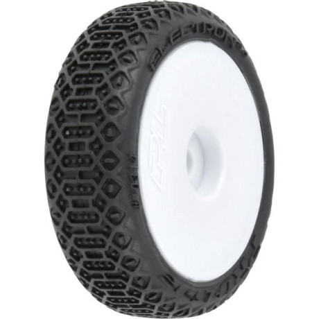 Pro-Line kolo 1:24, pneu Electron 2.0, disk bílý, H7 (4): Micro-B