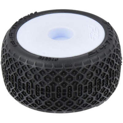 Pro-Line kolo 1:28, pneu Electron 2.0 T, disk bílý, H7 (4): Micro-T