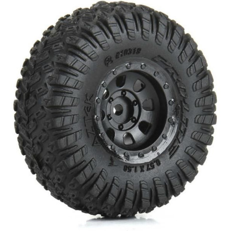 Pro-Line kolo 1:30, pneu Aztek, disk černý Clobber (4): Axial SCX30