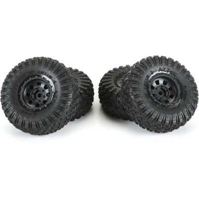 Pro-Line kolo 1:30, pneu Aztek, disk černý Clobber (4): Axial SCX30