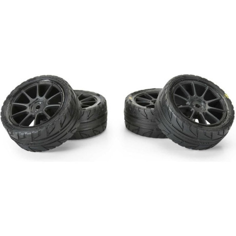 Pro-Line kolo 1:14 s pneu Vector, disk černý Mach 10 H12mm (4): Typhon Grom