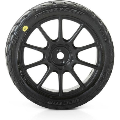 Pro-Line kolo 1:14 s pneu Vector, disk černý Mach 10 H12mm (4): Typhon Grom