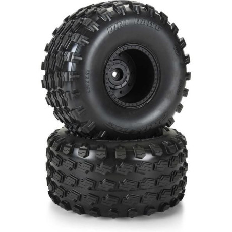 Pro-Line kolo 1:10 s pneu Dirt Hawg 2.0 2.6", disk černý Stock (2): Arrma Quake, Gorgon