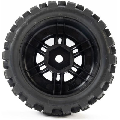 Pro-Line kolo 1:16, pneu Badlands MX, disk černý H12mm (4): Mojave Grom