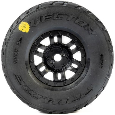 Pro-Line kolo 1:16, pneu Vector, disk černý H12mm (4): Mojave Grom