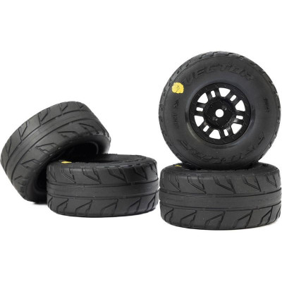 Pro-Line kolo 1:16, pneu Vector, disk černý H12mm (4): Mojave Grom