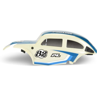 Pro-Line karosérie Class 1 VW brouk modrá, kola Chrome Diablo 12mm s pneu Flat Iron: Arrma Typhon Grom