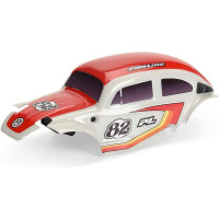 Pro-Line festett karosszéria 1-es osztályú VW Bogárkék színben (1 db), mellékelt króm Diablo 12 mm-es kerekekkel és Flat Iron M/T gumiabroncsokkal (4 db). 1:14 méretarányú Arrma Typhon GROM RC autómodellekhez tervezve. Tartós polikarbonátból készült karosszéria.