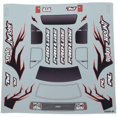 Pro-Line karosérie 1:16 Brunt červená: Arrma Quake Grom