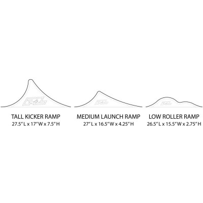 Pro-Line sada ramp (3x skokánek) Big Air Triple RC