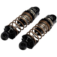 Pro-Line PowerStroke lengéscsillapító első (2 db) tuning alkatrész Arrma Mini Kraton 1:16 RC modellautóhoz. Prémium minőségű, nagy ellenállású lengéscsillapító, alumínium testtel és állítóanyával, simább csillapítással és hangolási lehetőséggel. 3 szett rugó különböző merevséggel. Légtelenítő csavar. Gravírozott logó.