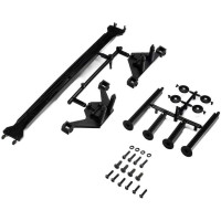 Univerzális karosszériatartó 1:10 Arrma Gorgon, Quake RC autómodellekhez. A karosszériatartó egy keretet alkot, amelyet az oszlopokon keresztül csavaroznak a nem eredeti karosszériához. A tartó segítségével teljesen megváltoztathatod az autó stílusát egy másik, megfelelő 1:10-es karosszériával. A tartó megtartja a rögzítését az alvázhoz.