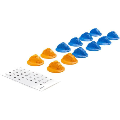 Pro-Line sada značení cesty, modrá, oranžová (12): Axial SCX30