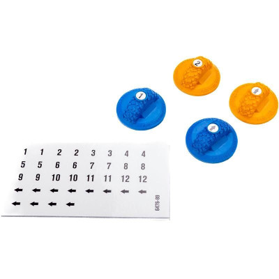 Pro-Line sada značení cesty, modrá, oranžová (12): Axial SCX30