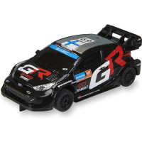 SCX Compact Toyota Yaris WRC GR pályaautó 1:43 méretarányban, SCX Compact pályákra. A játékautó LED lámpákkal van felszerelve.