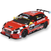 SCX Advance Cupra León Competición Team Monlau pályaautó 1:32 méretarányban, SCX Advance digitális pályákhoz való világítással. 2.0 verzió.
