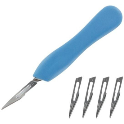 Modelcraft rukojeť skalpelu NO3, čepele NO11 (5)