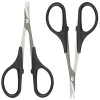 Modelcraft ollókészlet - egyenes és ívelt. Erős acélpengék. Ideális lexan testek, műanyagok és polikarbonát éles és precíz vágásaihoz. Az ívelt ollóval könnyedén készíthetők sima, kerek vágások, míg az egyenes olló ideális egyenes vágásokhoz és a felesleges anyag levágásához.