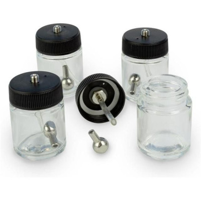 Modelcraft skleněné airbrush nádobky (4)