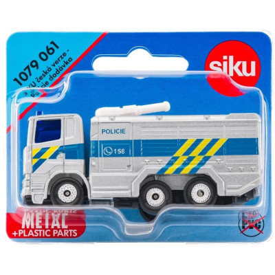 SIKU Blister - Policie nákladní auto s vodním dělem (česká verze) 1:50