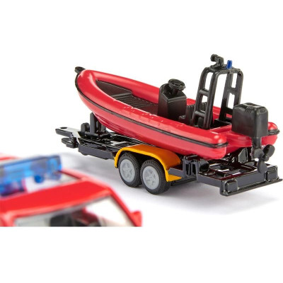 SIKU Blister - Land Rover se člunem 1:50