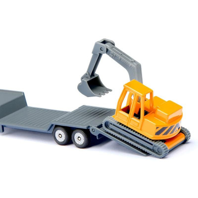 SIKU Blister - Tahač s podvalníkem a rypadlem