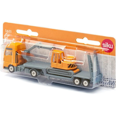 SIKU Blister - Tahač s podvalníkem a rypadlem