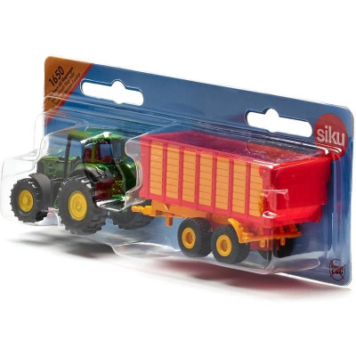 SIKU Blister - Claas s přívěsem na siláž