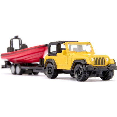 SIKU Blister - Jeep se člunem