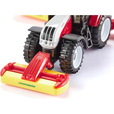 SIKU Blister - traktor Steyr se sekacími nástavci