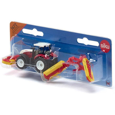 SIKU Blister - traktor Steyr se sekacími nástavci