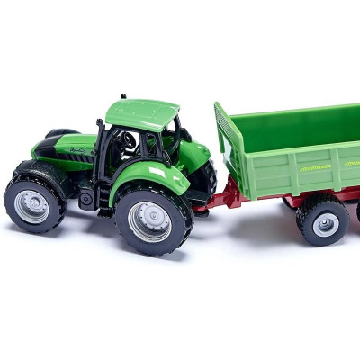 SIKU Blister - Traktor s univerzální vlečkou