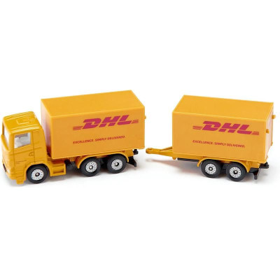 SIKU Blister - DHL kamion s přívěsem