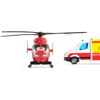 SIKU Super - Ambulance s vrtulníkem 1:87