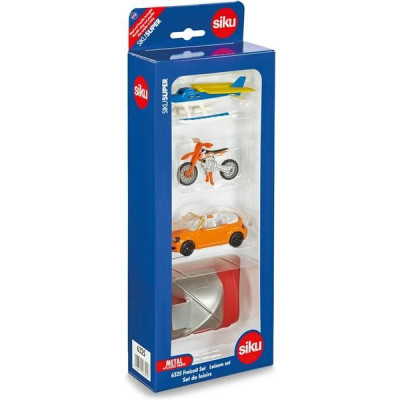 SIKU Super - vozidla a příslušenství pro volný čas (sada)