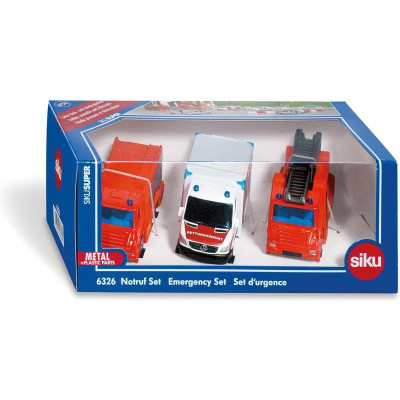 SIKU Super - záchranářská vozidla (sada 3ks)