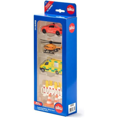 SIKU Super - záchranná vozidla (sada 3ks)
