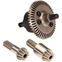 Traxxas differenciálmű komplett RC Traxxas Mini Maxx 1:12 méretarányú modellautóhoz, összeszerelve, elöl vagy hátul. Transzfer 12/47. Csere a #10780-as modellhez.