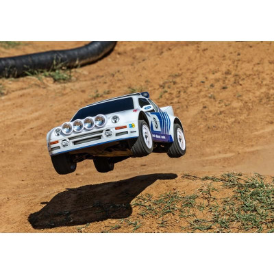 Traxxas Mini Rally Ford RS200 1:12 4WD VXL RTR modrý