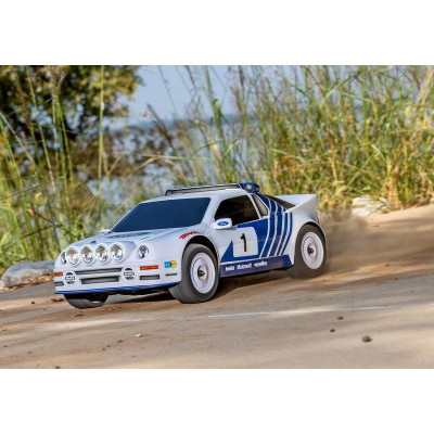 Traxxas Mini Rally Ford RS200 1:12 4WD VXL RTR šedý