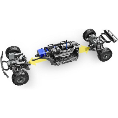 Traxxas Mini Slash 1:12 BL-2s 4WD RTR oranžový