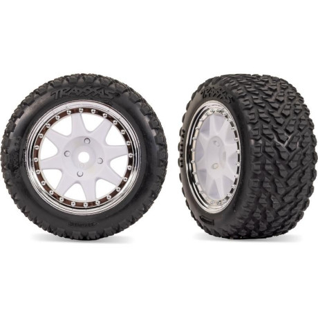 Traxxas kolo, disk 8-spoke, pneu Rally, přední (2)