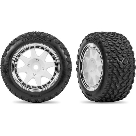 Traxxas kolo, disk 8-spoke, pneu Rally (zadní) (2)