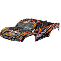 Traxxas karosszéria Slash 4X4 narancssárga (klipszmentes) (Slash VXL és Slash 2WD modellekhez is alkalmas). Festett, összeszerelt karosszéria, beleértve a klipszmentes rögzítési konzolt is. Régebbi Slash alvázakhoz karosszériarögzítő rendszerrel a #6940-es (Slash 2WD) vagy a #6976-os és #10125-ös (Slash 4x4) alkatrészek szükségesek.