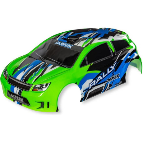 Traxxas karosérie zelená: LaTrax Rally