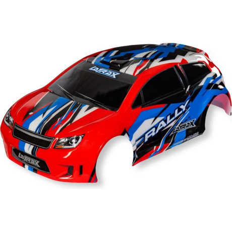 Traxxas karosérie červená: LaTrax Rally