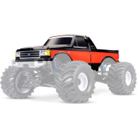 Traxxas karosszéria X-Monster Ford F-150 fekete (X-Monster/X-Maxx MT-hez). Kész, festett és összeszerelt karosszéria. Belső vázzal és patent nélküli tartóval együtt. A karosszéria váza lehetővé teszi LED fénysávok beszerelését.