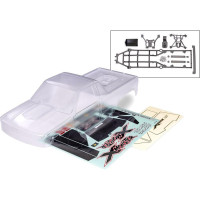 Traxxas X-Monster Chevrolet GMT400 CK HD átlátszó karosszéria (X-Monster/X-Maxx MT-hez). Festést és összeszerelést igényel. Tartós 2 mm-es polikarbonátból készült. Belső kerettel és patent nélküli tartóval együtt. A karosszéria váza lehetővé teszi LED-es fénysávok beszerelését.